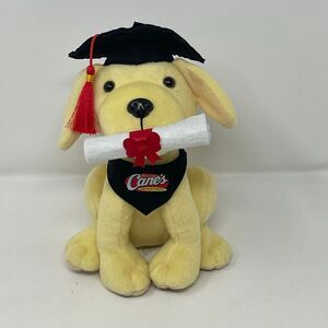 Raising Cane’s 2025 Graduation Plush Dog Limited Edition Grad Gift